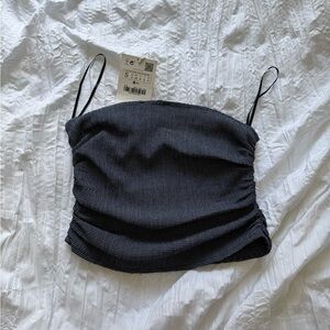 ZARA Ribbed Tube Top